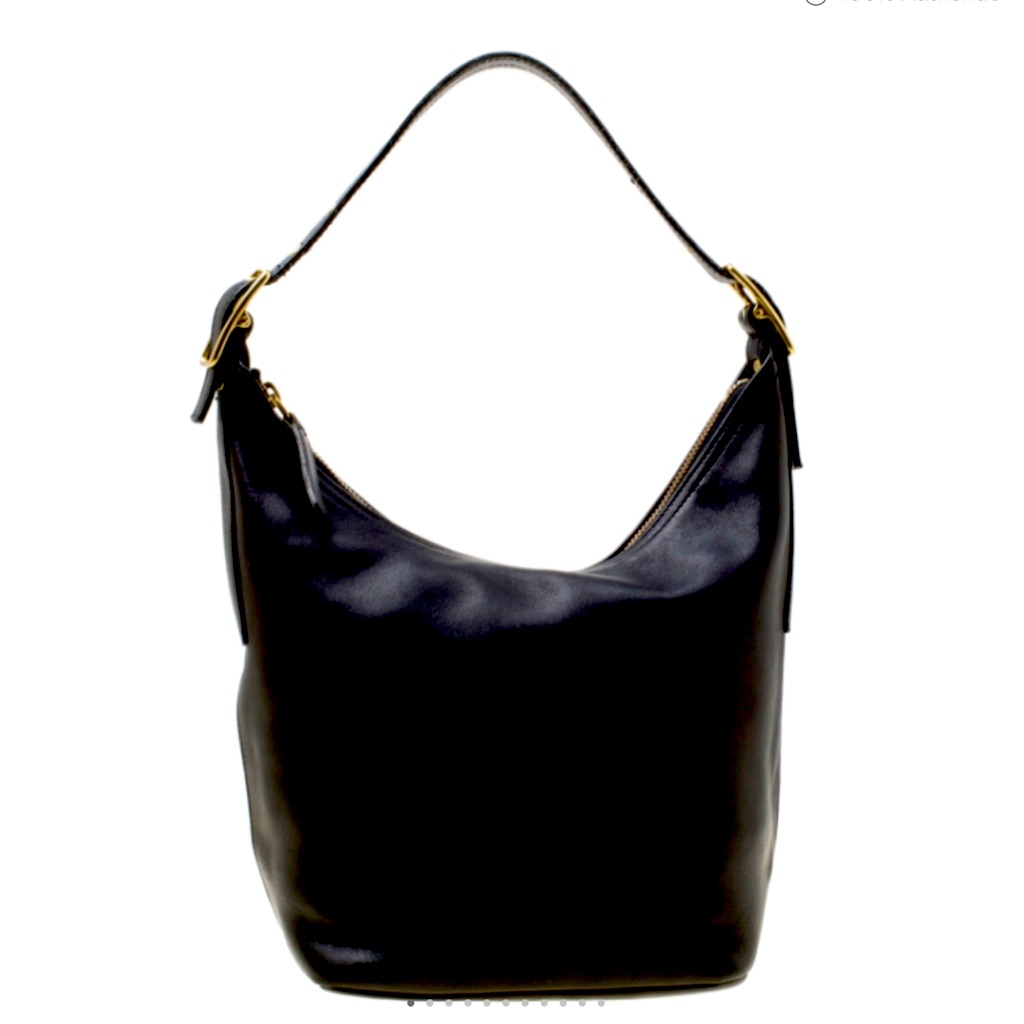 Gifted: Queen Of The Night Winner Msrp$245 Coach Black Leather Bucket Hobo